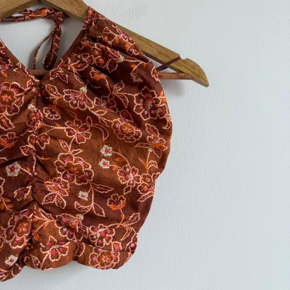J. Crew V-Neck Top in Vintage‎ Vines